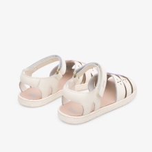 Camper Twins Sandals Cream - Kids Singapore GKFIYE-066